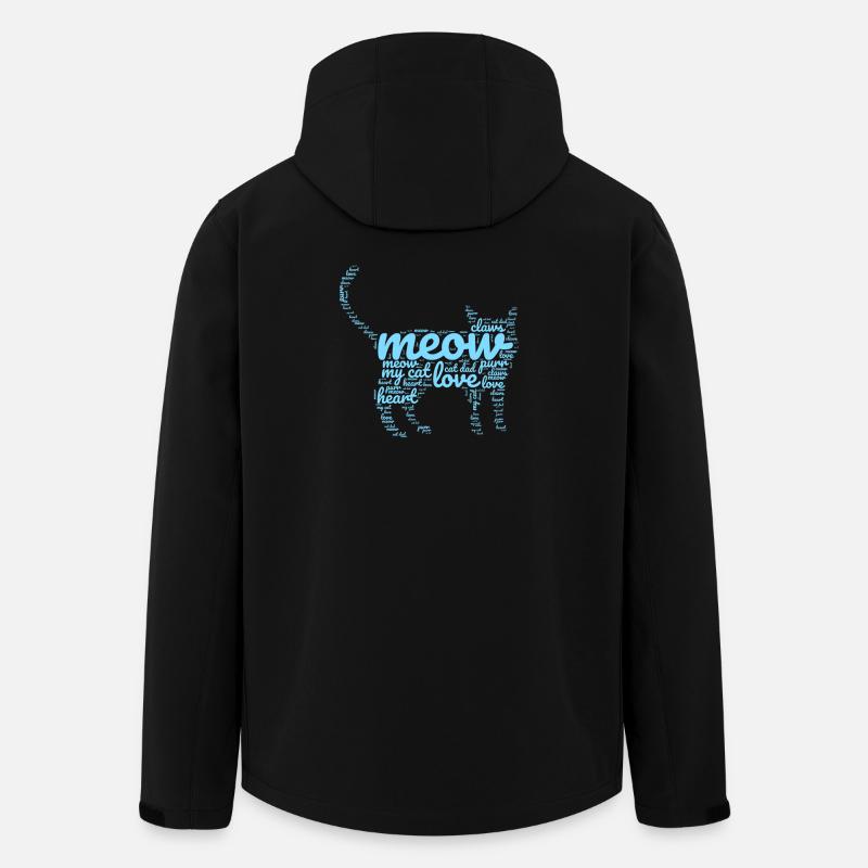 Worte von Daddy Kitty - Recycelte Männer Softshell-Jacke von Stanley/Stella - Schwarz
