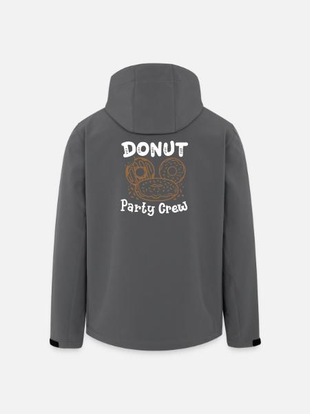 Donut-Party Donut - Recycelte Männer Softshell-Jacke von Stanley/Stella - Schwarz