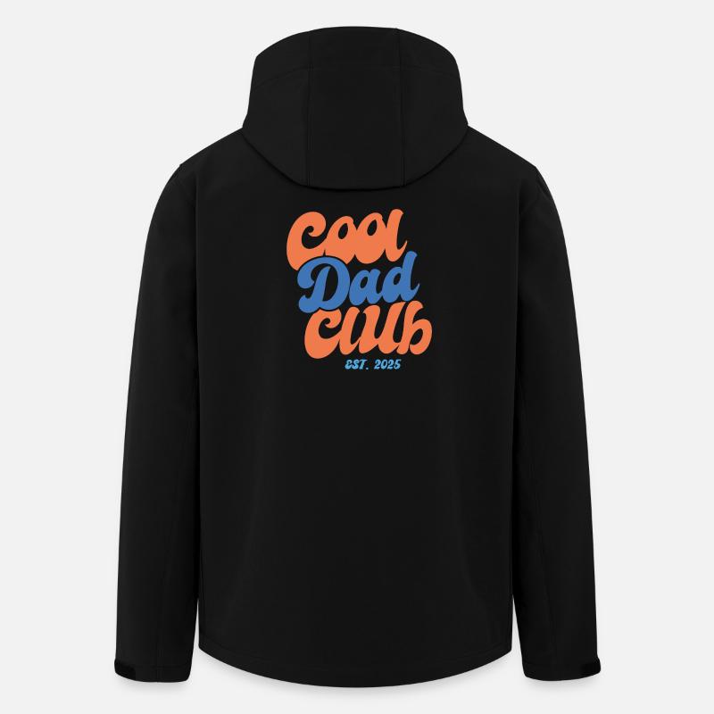 Cool Dad Club 2025 - Gift Idea - Men’s Recycled Softshell Jacket by Stanley/Stella - black
