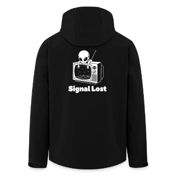 Signal perdu Alien TV - Veste softshell homme en polyester recyclé Stanley/Stella - noir - Dos - AI Model Male 185 light (185cm)