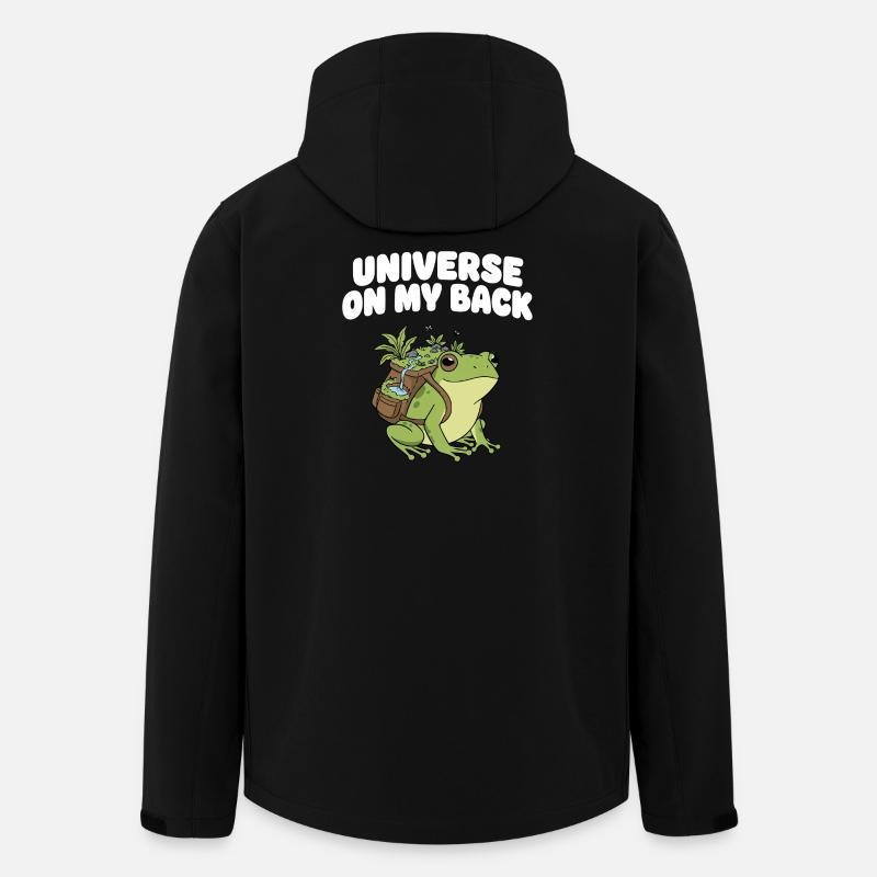 Universe on my back - Men’s Recycled Softshell Jacket by Stanley/Stella - black
