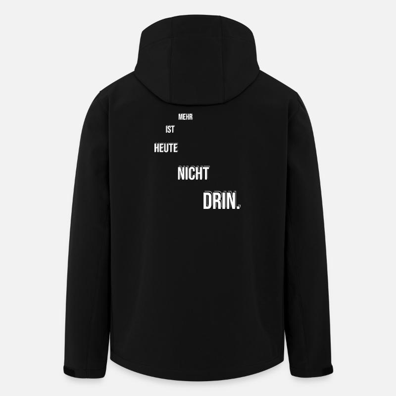 Plus aujourd’hui n’est pas possible - Veste softshell homme en polyester recyclé Stanley/Stella - noir