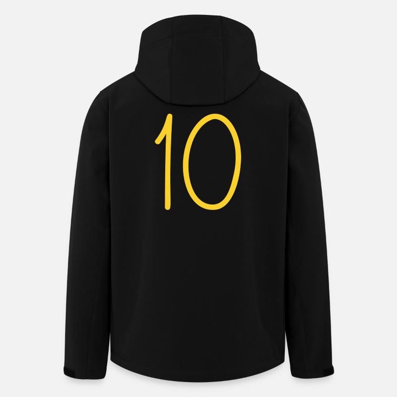 10 - Men’s Recycled Softshell Jacket by Stanley/Stella - black