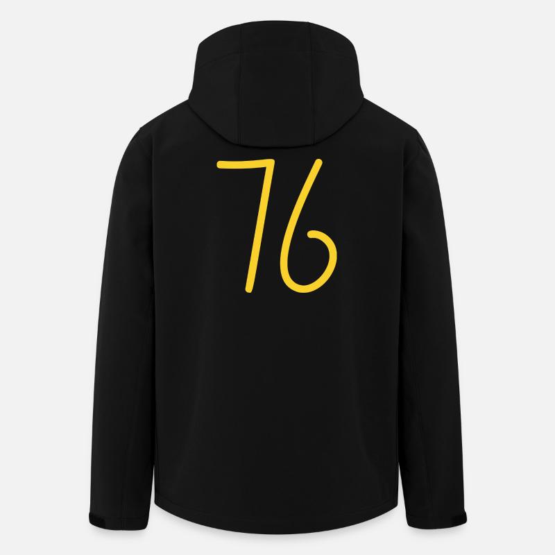 76 - Men’s Recycled Softshell Jacket by Stanley/Stella - black