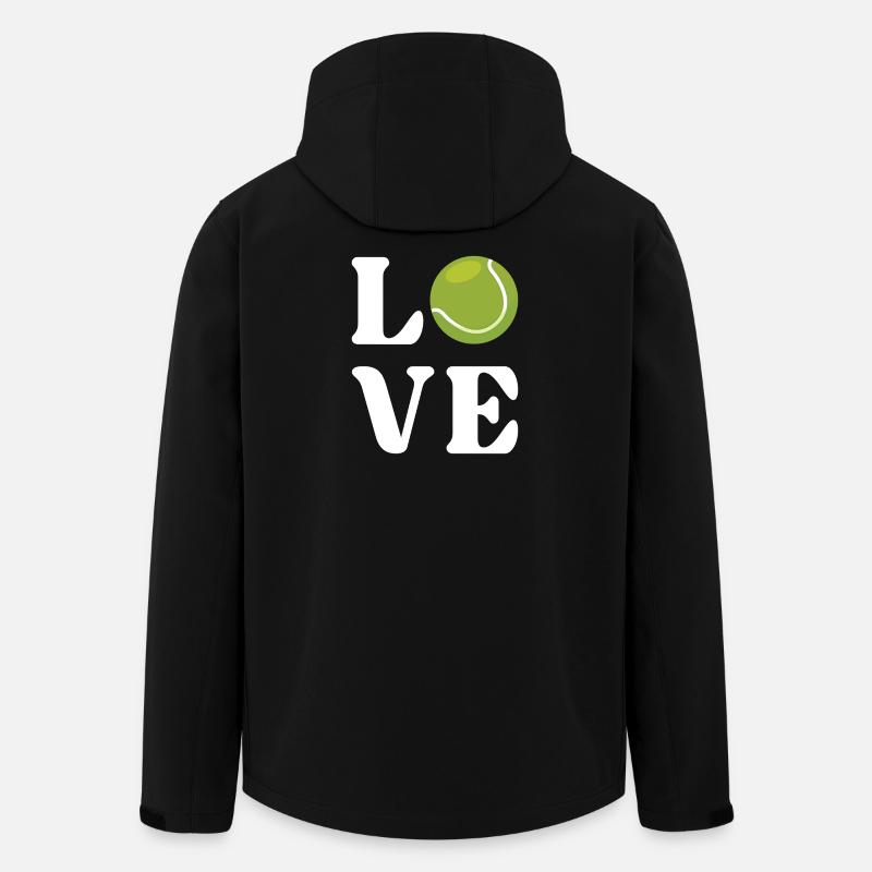 Tennis Lover - Men’s Recycled Softshell Jacket by Stanley/Stella - black