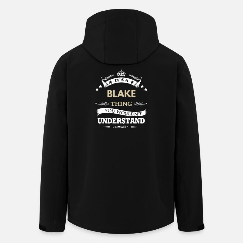 Es ist eine Blake-Sache, du würdest das nicht verstehen - Recycelte Männer Softshell-Jacke von Stanley/Stella - Schwarz