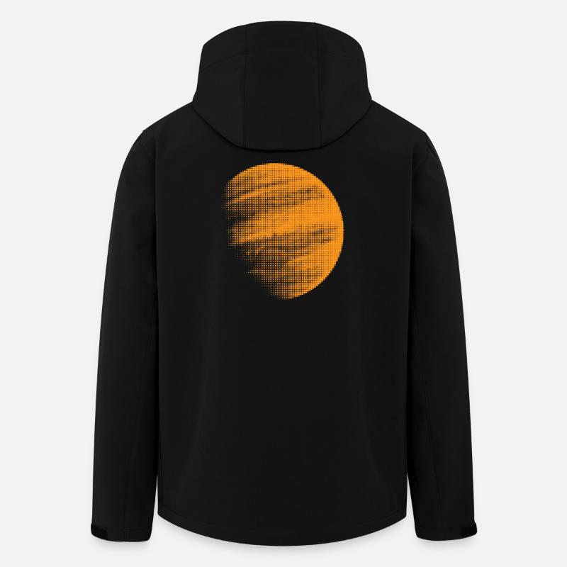 Jupiter Planet - Men’s Recycled Softshell Jacket by Stanley/Stella - black