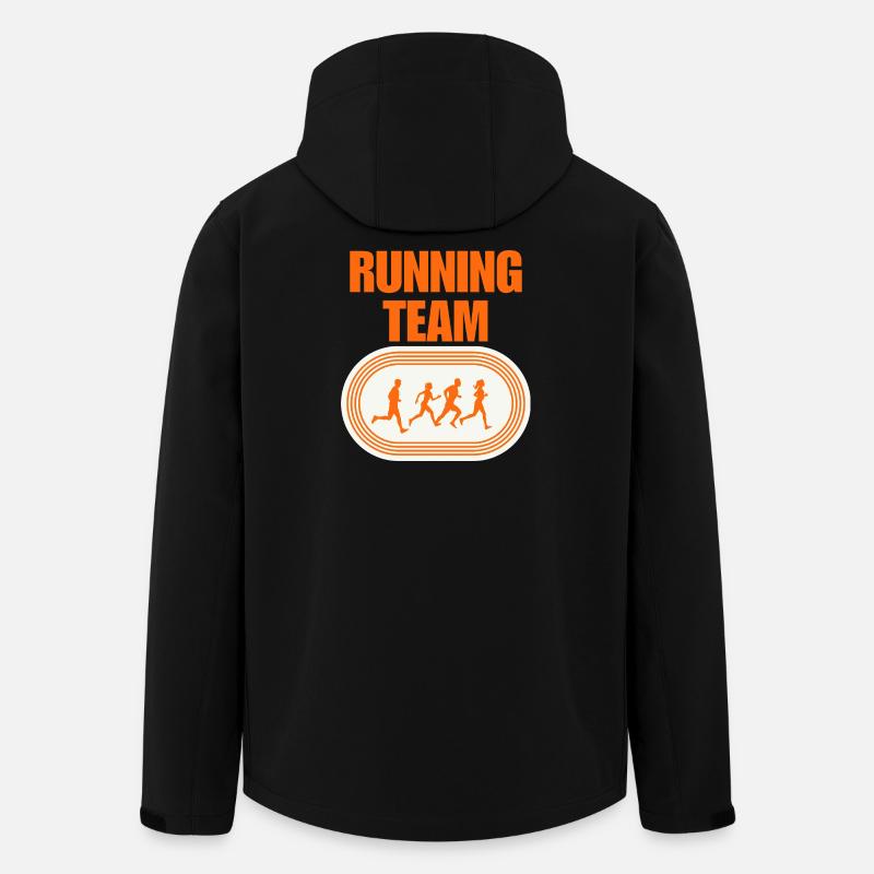 Running Team - Men’s Recycled Softshell Jacket by Stanley/Stella - black