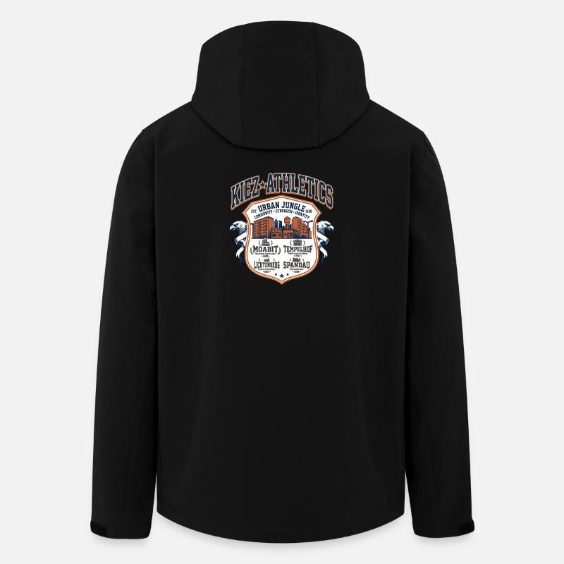 Kiez Athletics - Men’s Recycled Softshell Jacket by Stanley/Stella - black