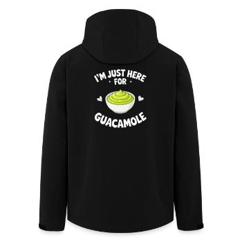 Guacamole Avocado Guac Dip Geschenk - Recycelte Männer Softshell-Jacke von Stanley/Stella - Schwarz - Hinten - AI Model Male 185 light (185cm)