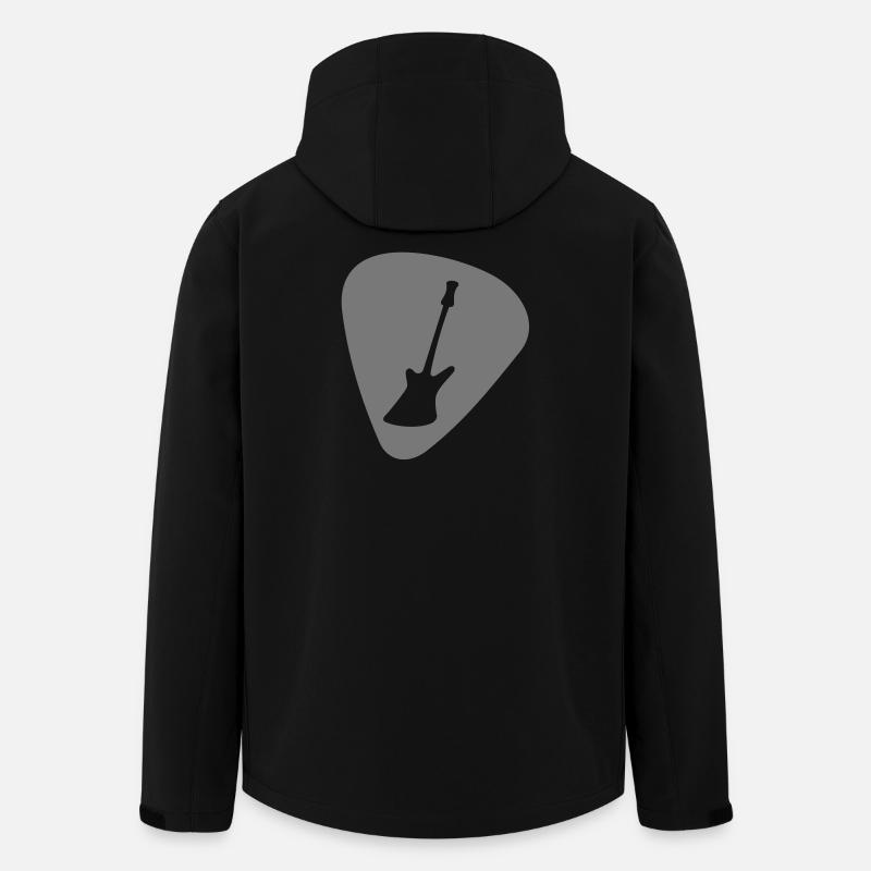 plektrum_e-gitarre - Recycelte Männer Softshell-Jacke von Stanley/Stella - Schwarz