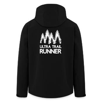 Ultra Trail Runner - Veste softshell homme en polyester recyclé Stanley/Stella - noir - Dos - AI Model Male 185 light (185cm)