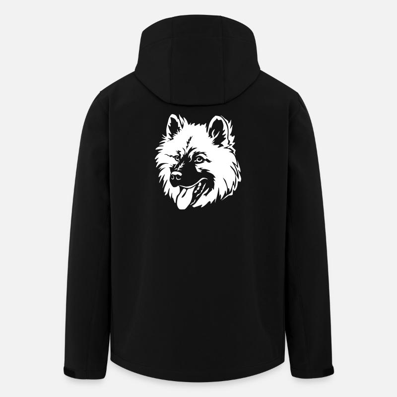 Eurasier head "Black Edition" - Men’s Recycled Softshell Jacket by Stanley/Stella - black
