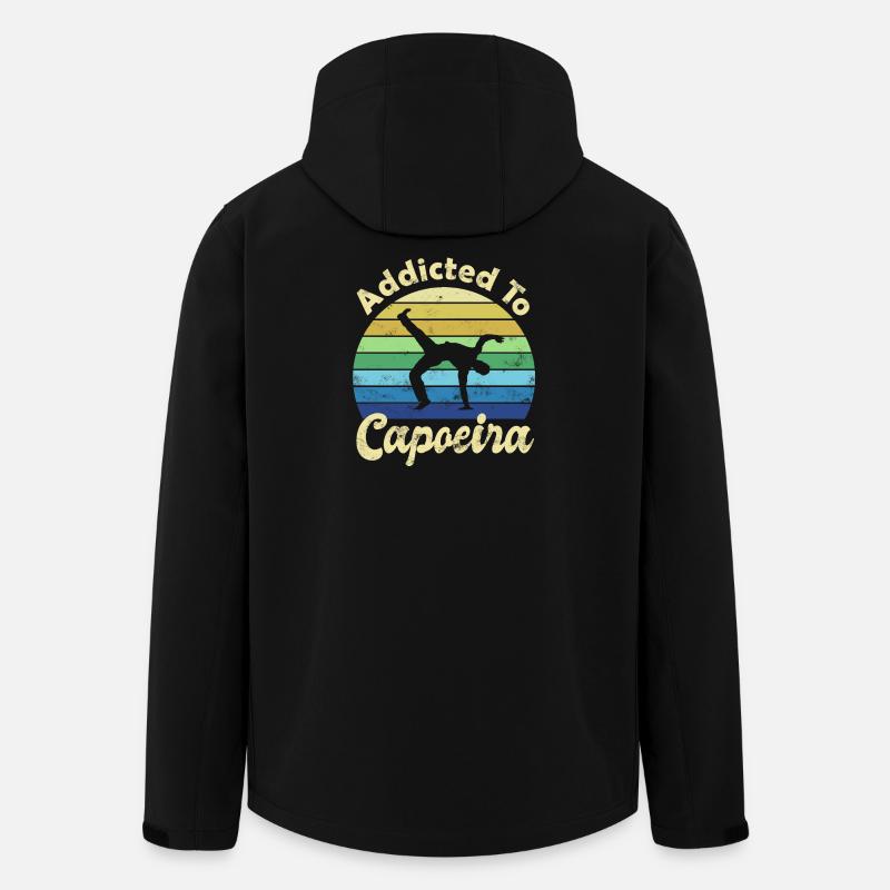 Capoeira - Recycelte Männer Softshell-Jacke von Stanley/Stella - Schwarz