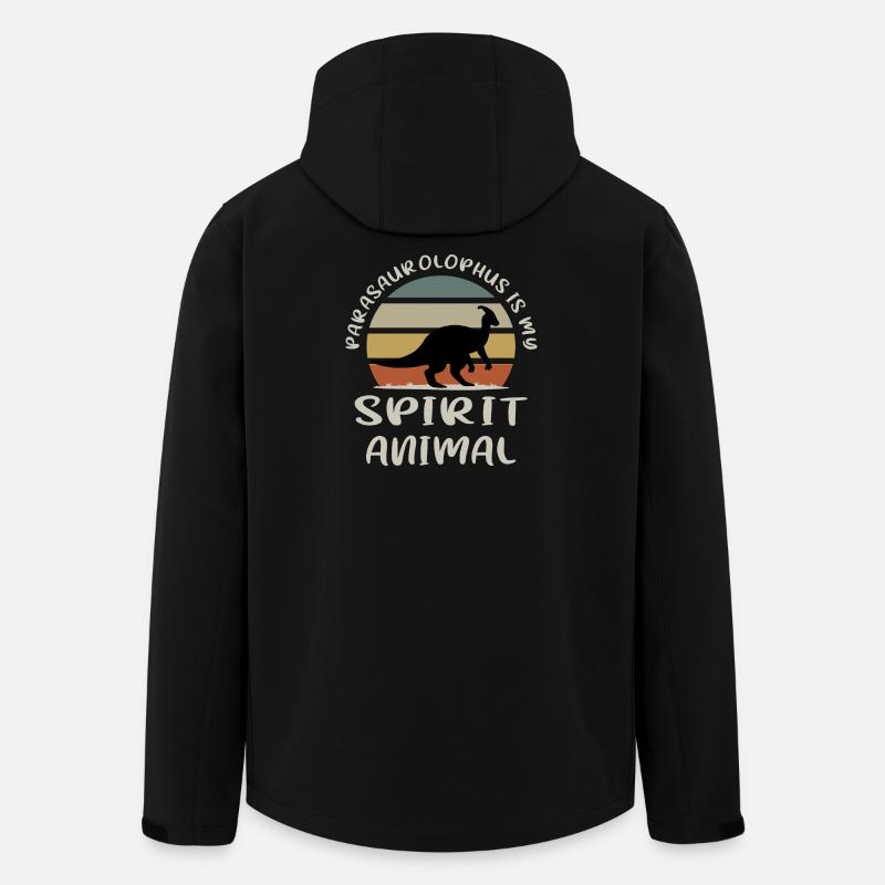 Parasaurolophus - Recycelte Männer Softshell-Jacke von Stanley/Stella - Schwarz