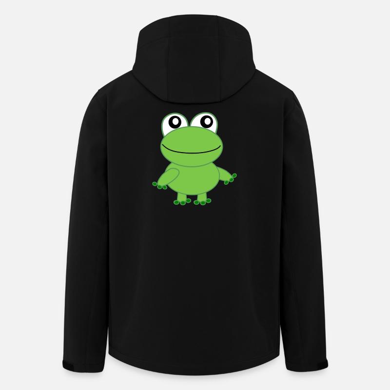 Grenouille - Veste softshell homme en polyester recyclé Stanley/Stella - noir