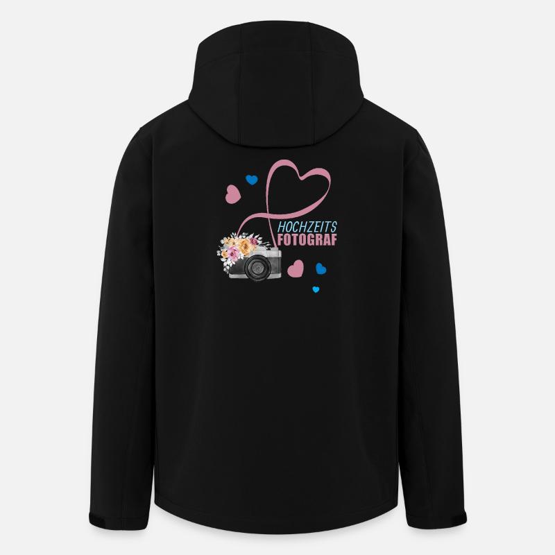 Hochzeitsfotograf - Recycelte Männer Softshell-Jacke von Stanley/Stella - Schwarz
