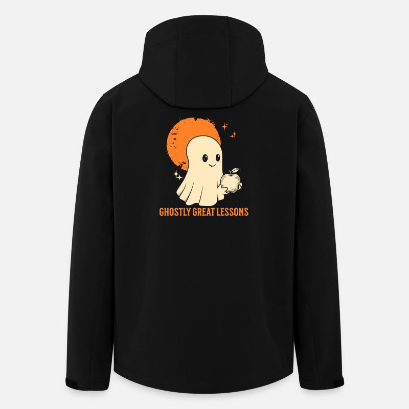Funny Teacher Skeleton Halloween Classroom - Men’s Recycled Softshell Jacket by Stanley/Stella - black