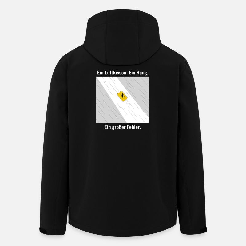 A big mistake - Men’s Recycled Softshell Jacket by Stanley/Stella - black