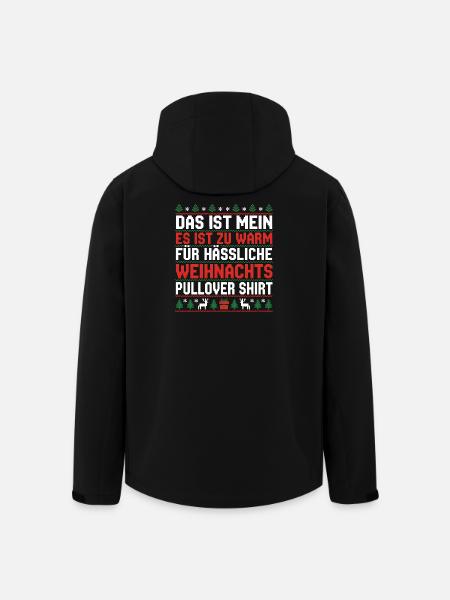Noël - Veste softshell homme en polyester recyclé Stanley/Stella - noir