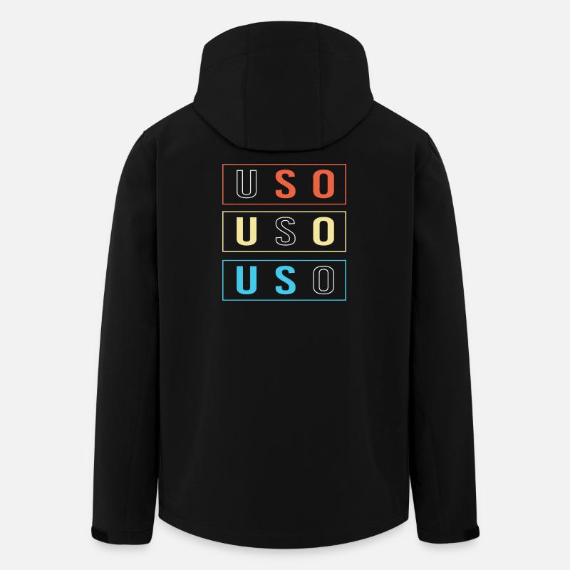 Samoa - Recycelte Männer Softshell-Jacke von Stanley/Stella - Schwarz