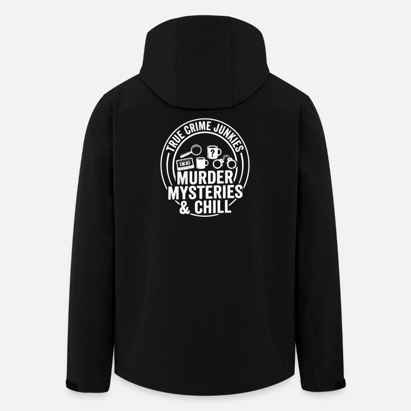 Mystère de meurtre & Chill - Veste softshell homme en polyester recyclé Stanley/Stella - noir
