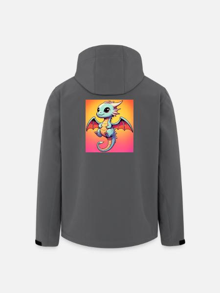 dragon - Men’s Recycled Softshell Jacket by Stanley/Stella - black