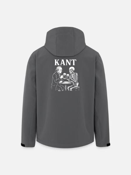 Kant Pub Toast with Skeleton - Men’s Recycled Softshell Jacket by Stanley/Stella - black