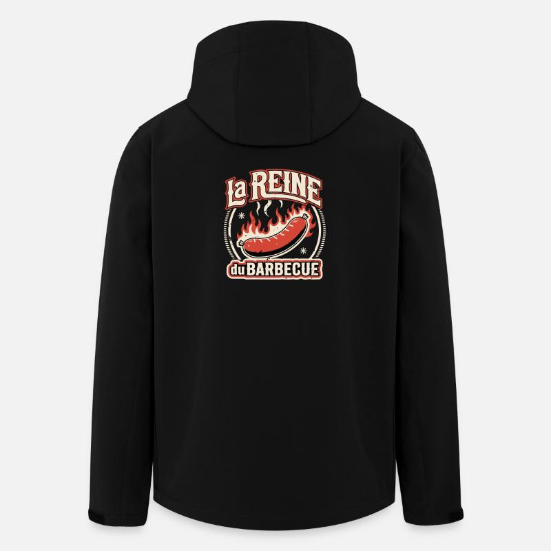 La Reine du Barbecue - Veste softshell homme en polyester recyclé Stanley/Stella - noir