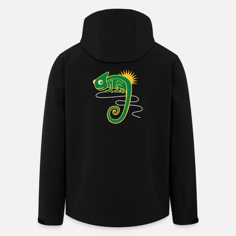 Chamäleon - Recycelte Männer Softshell-Jacke von Stanley/Stella - Schwarz