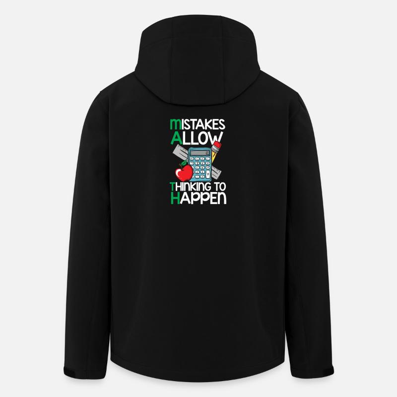 mathématiques - Veste softshell homme en polyester recyclé Stanley/Stella - noir