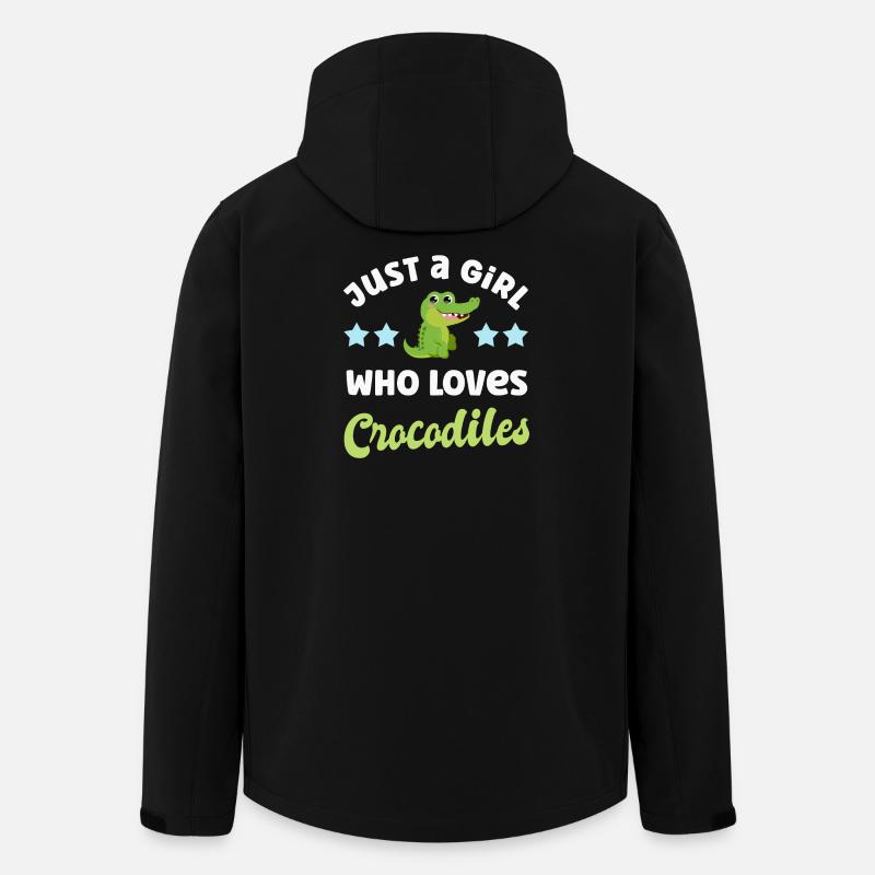 Crocodile Crocodiles - Men’s Recycled Softshell Jacket by Stanley/Stella - black