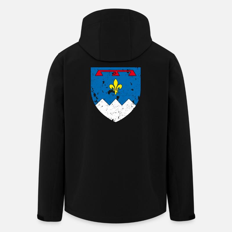 Alpes-de-Haute-Provence - Recycelte Männer Softshell-Jacke von Stanley/Stella - Schwarz