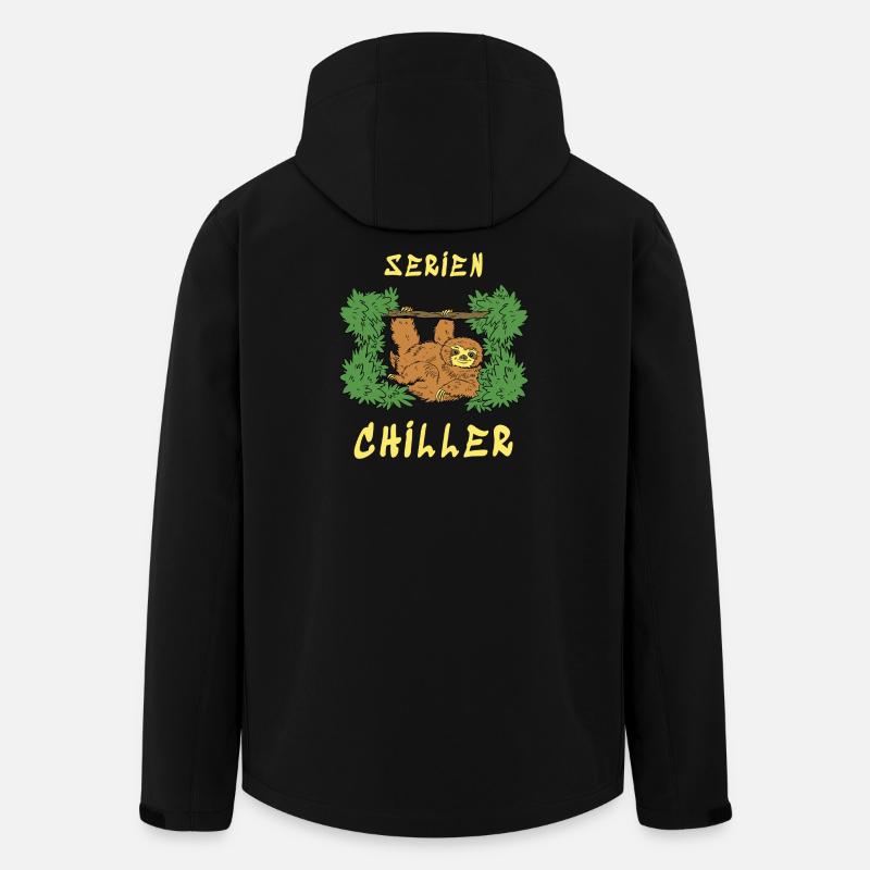 Serien Chiller - Recycelte Männer Softshell-Jacke von Stanley/Stella - Schwarz