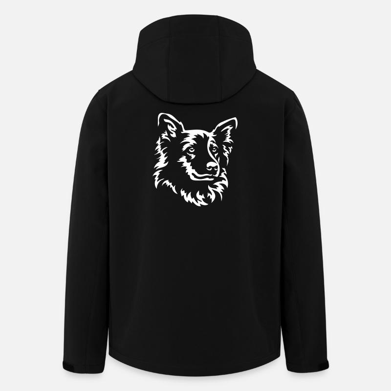 Harzer Fuchs Head "Black Edition" - Men’s Recycled Softshell Jacket by Stanley/Stella - black
