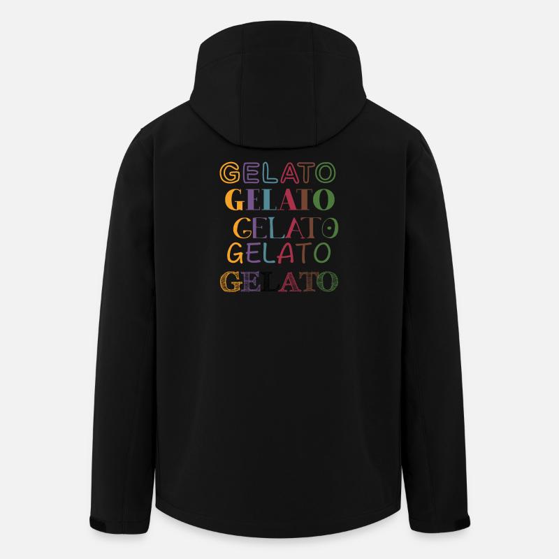 Gelato bunt dunkel - Recycelte Männer Softshell-Jacke von Stanley/Stella - Schwarz