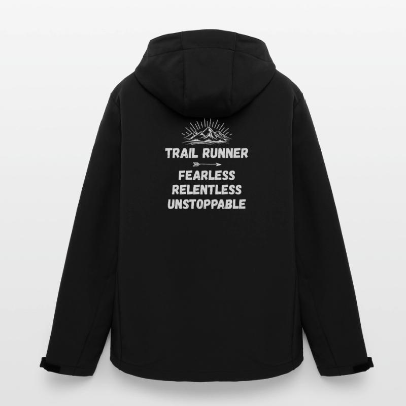 Trail Runner - Intrépide. Implacable. Imparable. Veste softshell homme en polyester recyclé Stanley/Stella