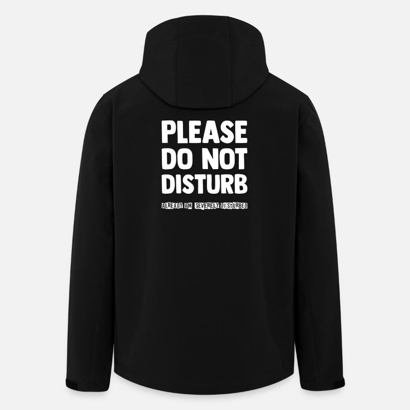 Please do not disturb - Recycelte Männer Softshell-Jacke von Stanley/Stella - Schwarz