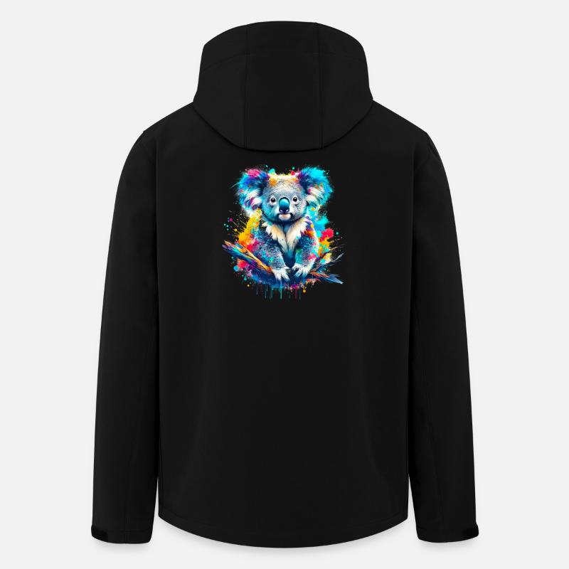 Koala - Men’s Recycled Softshell Jacket by Stanley/Stella - black