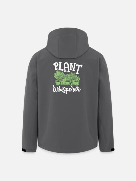 Pflanzenliebhaber Gartenarbeit - Recycelte Männer Softshell-Jacke von Stanley/Stella - Schwarz