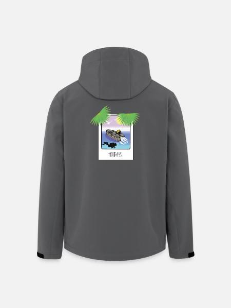 Instantané Vacances - Veste softshell homme en polyester recyclé Stanley/Stella - noir