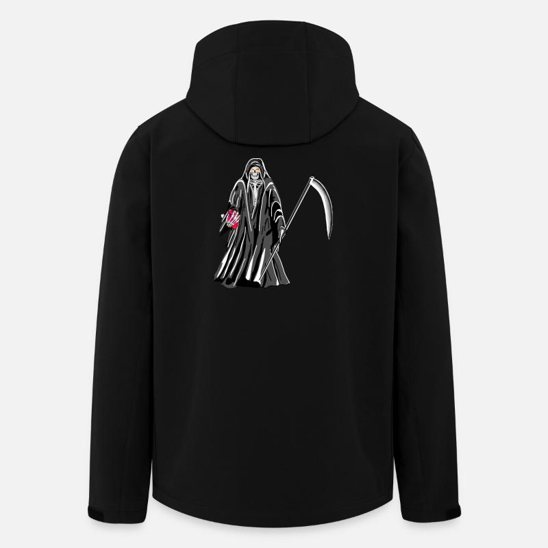 Sensenmann - Recycelte Männer Softshell-Jacke von Stanley/Stella - Schwarz