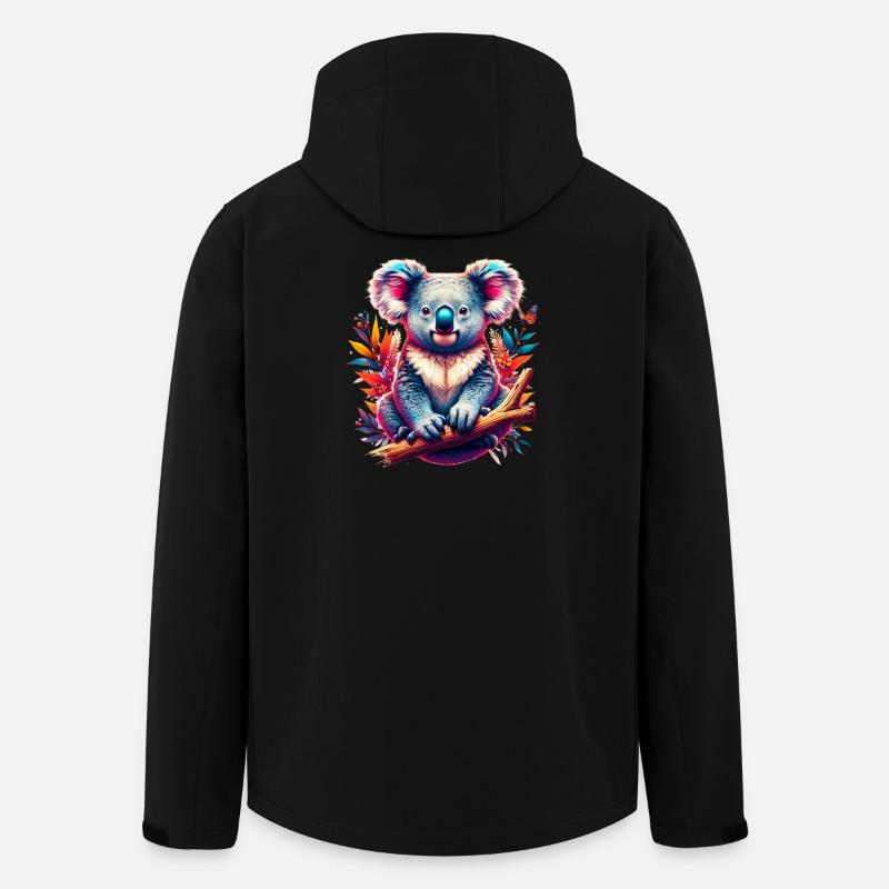 Koala - Men’s Recycled Softshell Jacket by Stanley/Stella - black