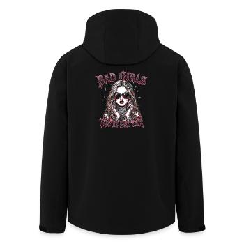 Bad Girls Taste Better Tattooed Girls B - Men’s Recycled Softshell Jacket by Stanley/Stella - black - Back - AI Model Male 185 light (185cm)