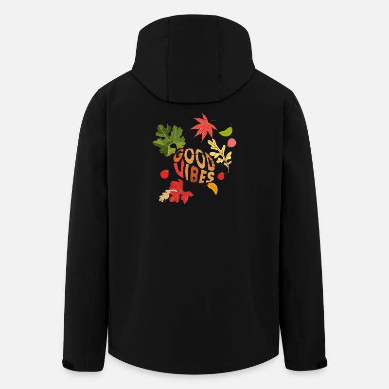 Herbst Vibes - Recycelte Männer Softshell-Jacke von Stanley/Stella - Schwarz