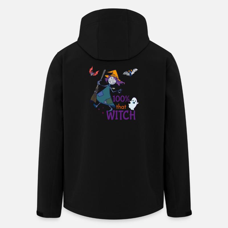 Halloween Hexe - Recycelte Männer Softshell-Jacke von Stanley/Stella - Schwarz
