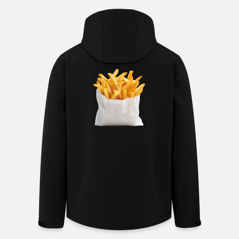 Frites Sac de restauration rapide - Veste softshell homme en polyester recyclé Stanley/Stella - noir