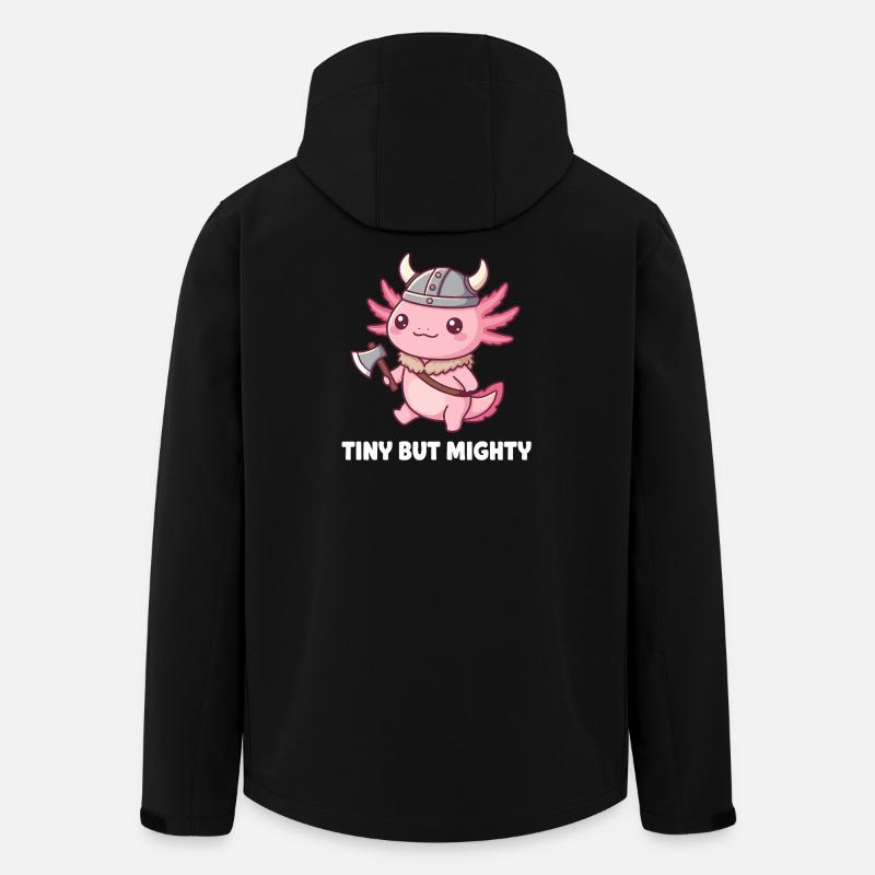 Kleiner Wikinger-Drache - Recycelte Männer Softshell-Jacke von Stanley/Stella - Schwarz