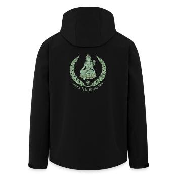 Tara Verte - Veste softshell homme en polyester recyclé Stanley/Stella - noir - Dos - AI Model Male 185 light (185cm)