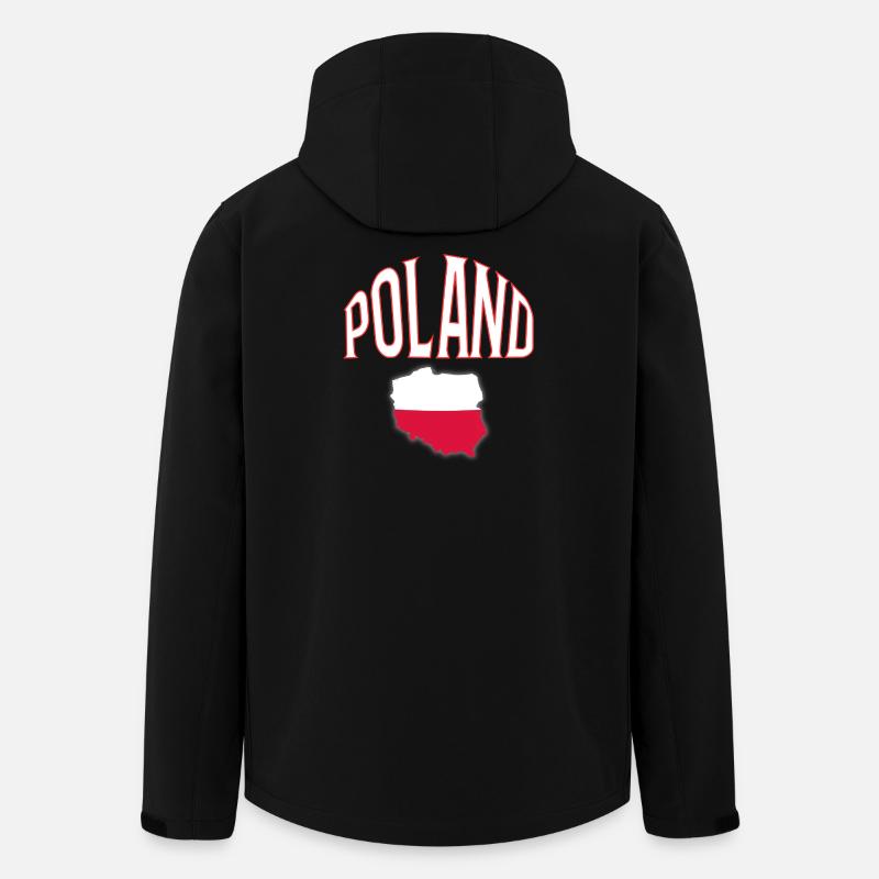 Pologne - Veste softshell homme en polyester recyclé Stanley/Stella - noir